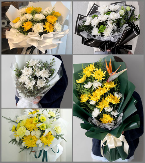 山东青岛平度市明村镇韩家屋子村白事花束代送